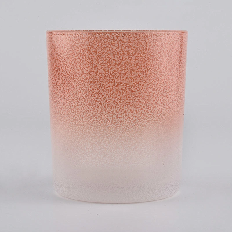 new luxury colorful glass candle jar