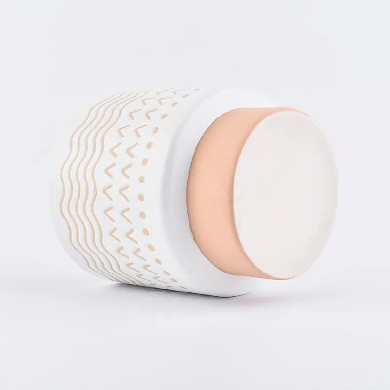 Beautiful Ceramic Candle Jar for candle making