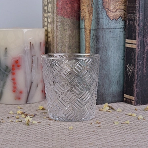 Crystal glass candle holder custom wholesales
