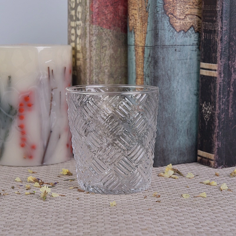 Crystal glass candle holder custom wholesales