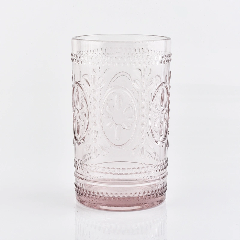 simply pink color tumbler soap dish glass bathroom accessories sets