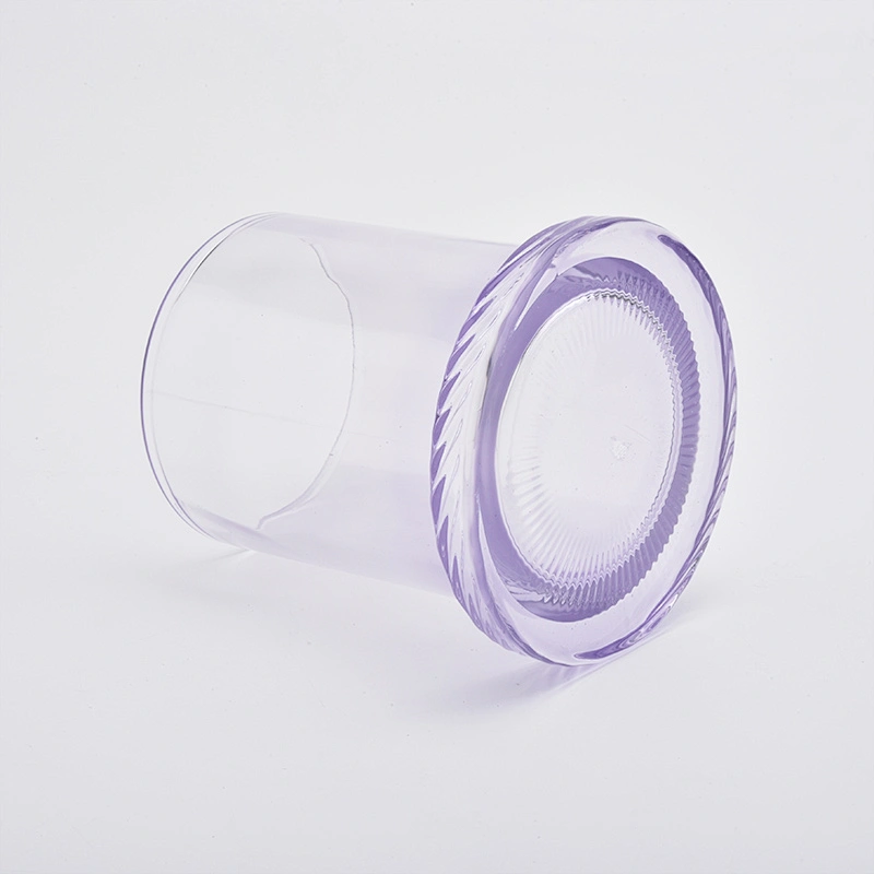 Luxury Glass Candle Jar With Lid