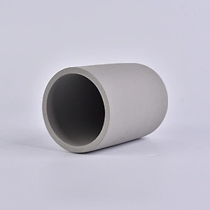Popular Straight Side Concrete Cement Candle Jars