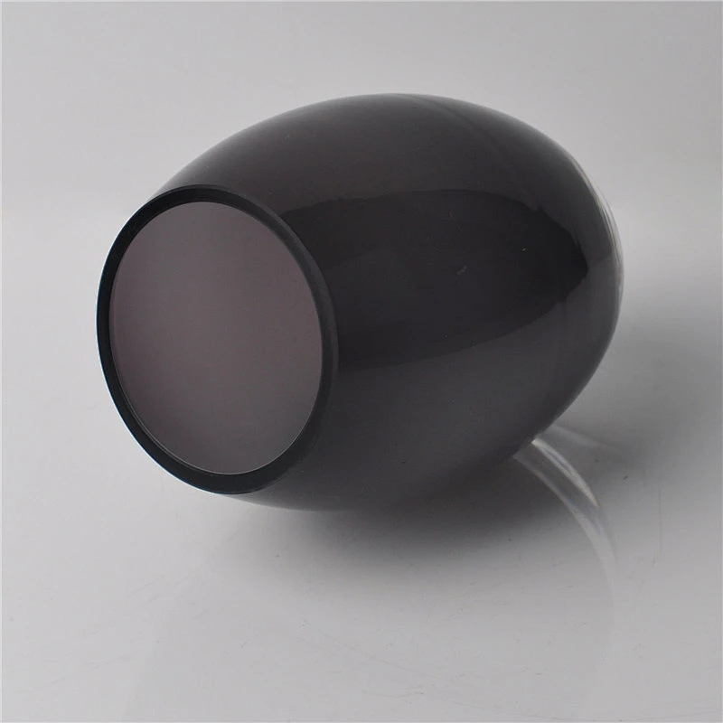 Luxury black glass cut candle holders