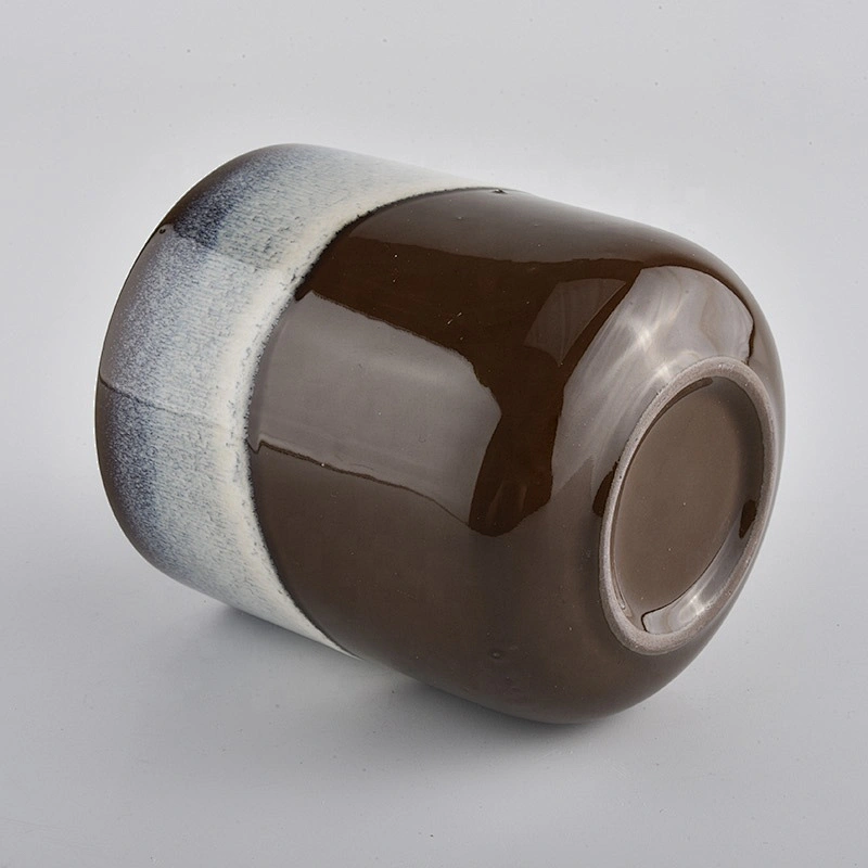luxury transmutation glaze ceramic candle jars