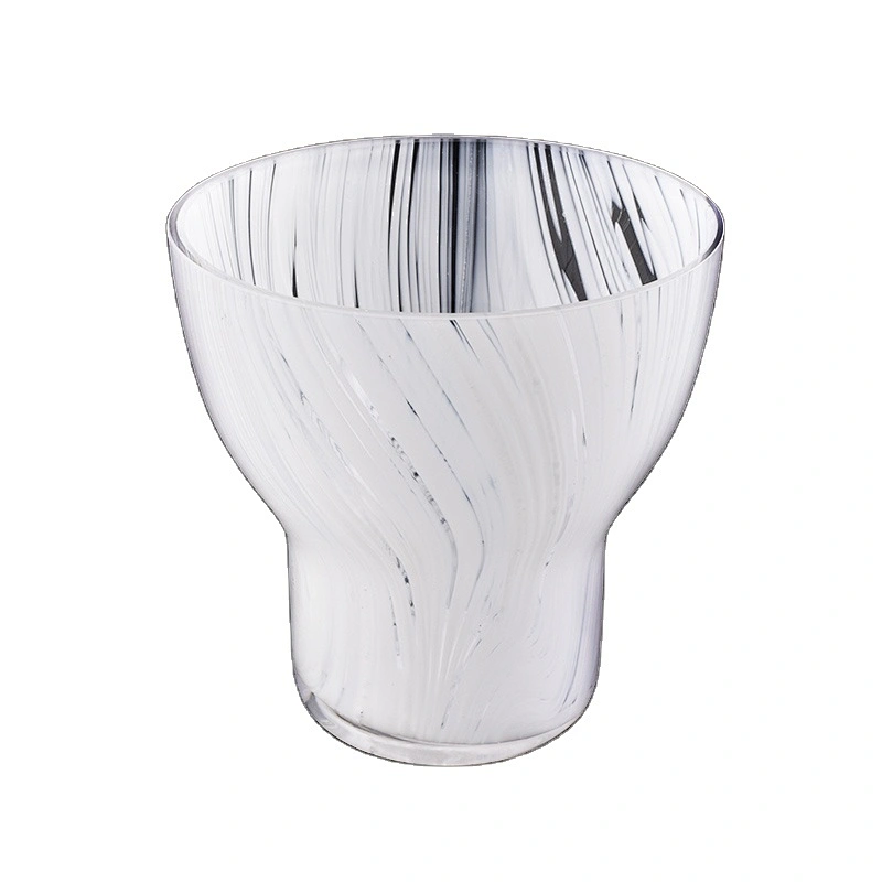 Sunny hot sales white custom glass candle holder jars home decoration