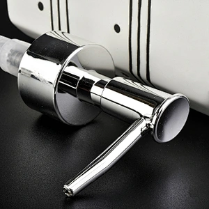glazing white ceramic bath accessories sets simple pattern ceramic bottle lotion dispenser