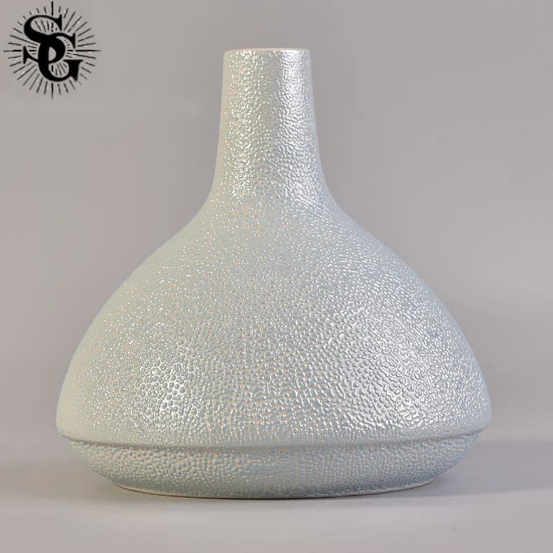 Sunny 452ml 325g white  ceramic home oil diffuser bottle with great quality