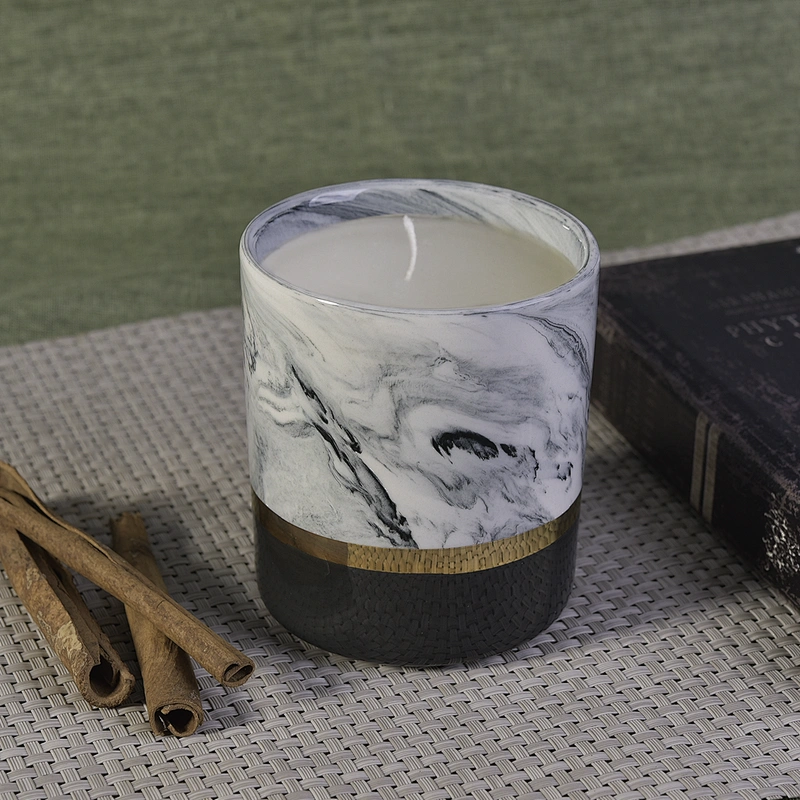 Sunny glassware vintage chinese custom ceramic candle holder