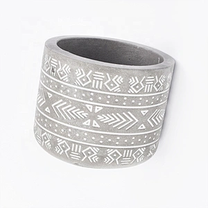 250ml Round cement Candle Holders Wholesales