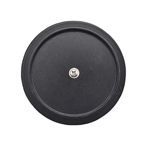 Logo printing round black metal lid cover for candle jars