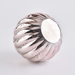 Wholesale Mercury Rose Gold Glass Candle Jars