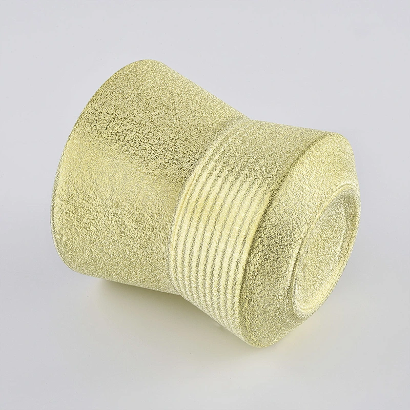 luxury ceramic chrome candle holders