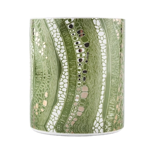 10oz unusual ceramic candle jars