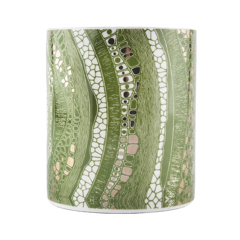 10oz unusual ceramic candle jars