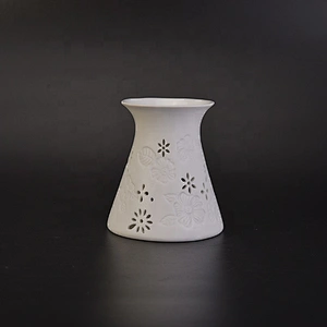 Customized tea light ceramic candle lantern