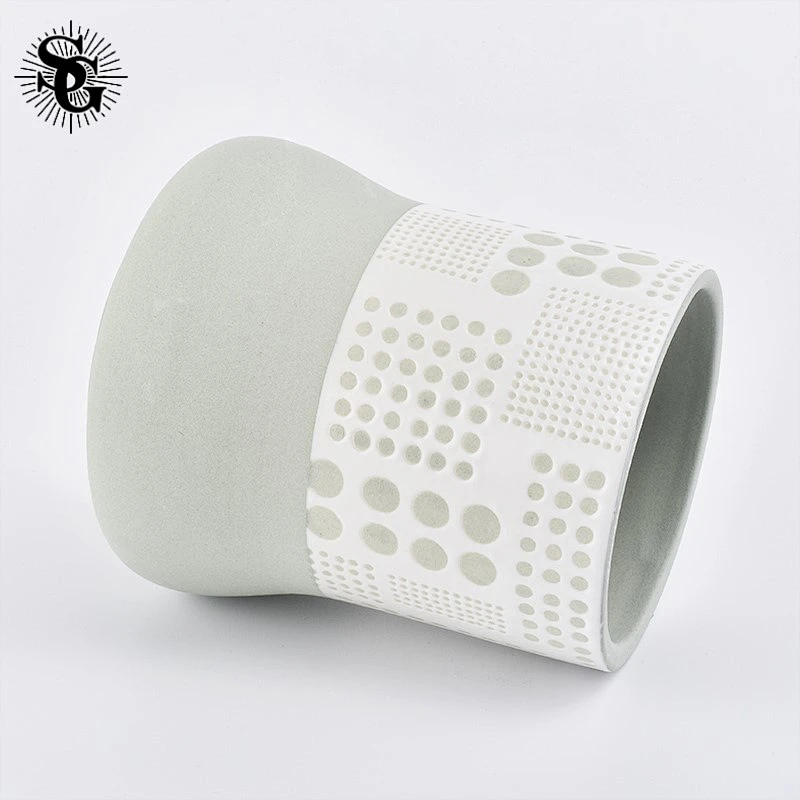 Sunny Glass great design 320ml ceramic candle jars  made in China