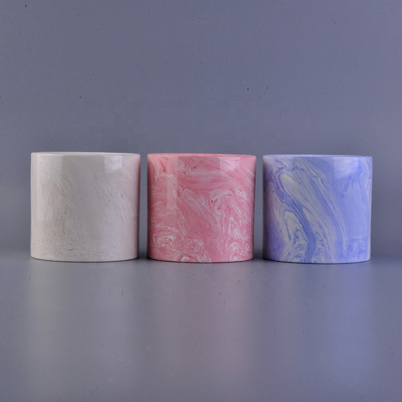 Sunny new design pink tealight ceramic candle holder home decoration