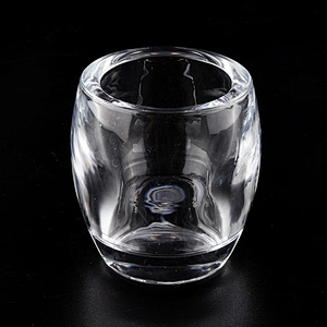 100ml Custom decorative empty crystal glass candle holder