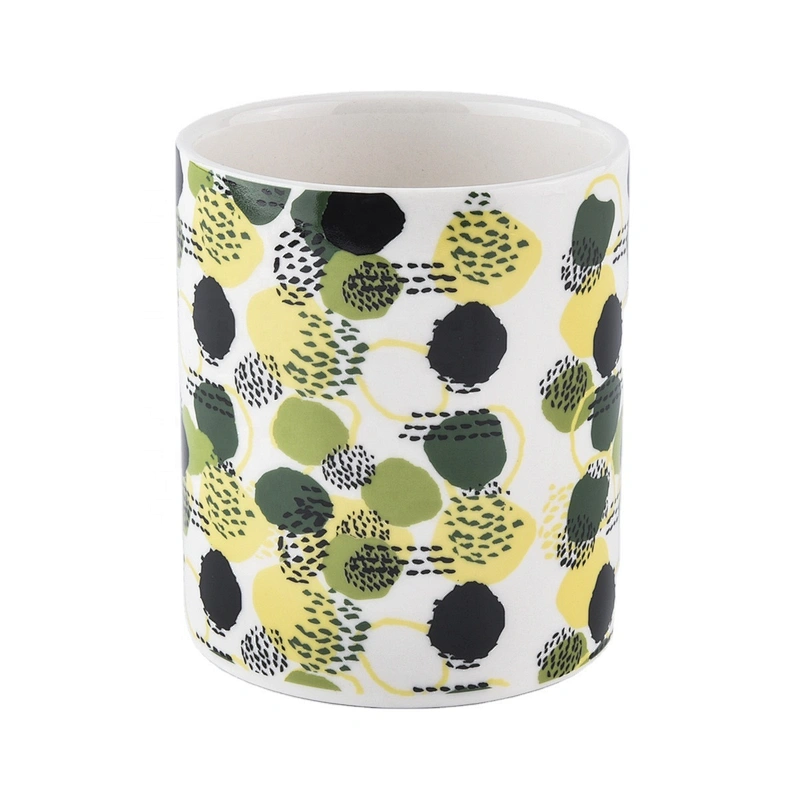 Fancy Wholesale Candle Ceramic Container For Wedding Party
