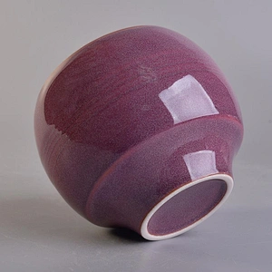 Wholesales color candle ceramic holder 16 ounce
