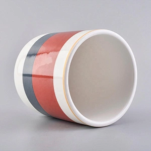 4oz 6oz 8oz Wholesales colored luxury candle jar ceramic