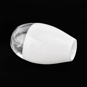 Round shape overlay glass reed diffuser bottles