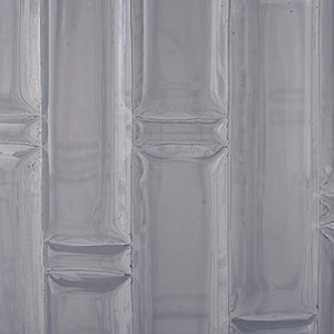 new arrived bar pattern glass candle jar