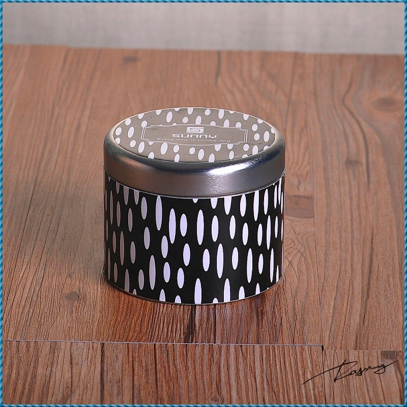 Sunny new design aluminium silver metal candle holder with lid