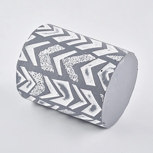 10oz Wholesales Luxury grey custom Ceramic Candle holder