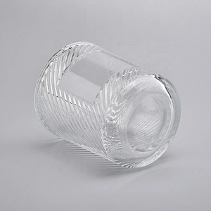 Empty Candle Crystal Vessel Container Glassware