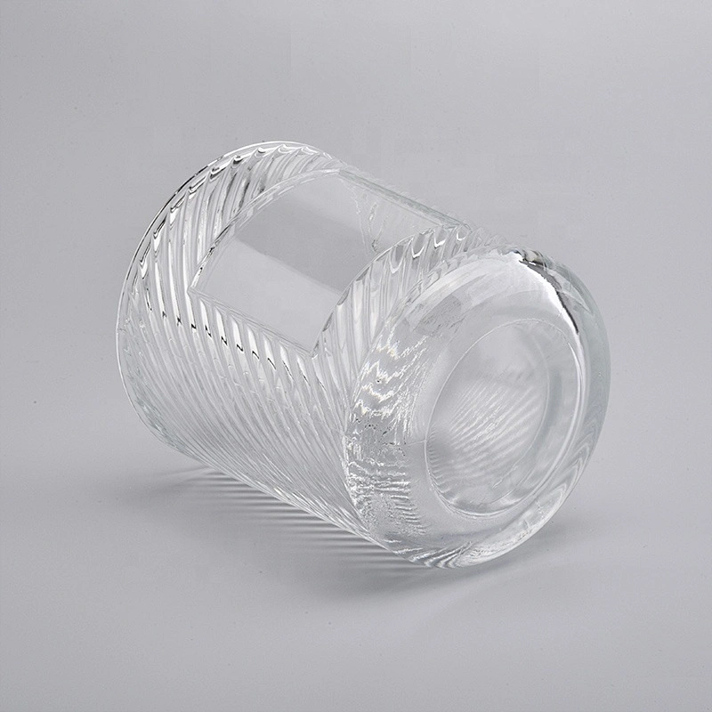 Empty Candle Crystal Vessel Container Glassware