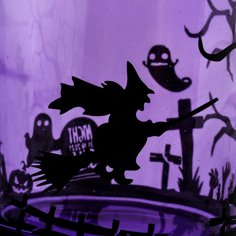 Sunny Suppliers halloween luxury glass candle jar holders party decor