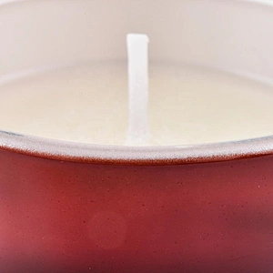 Sunny luxury custom empty tealight red glass candle jar holder