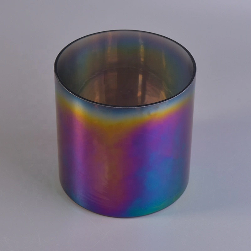 1200ml Luxury Iridescent Holographic Candle Glass Jar