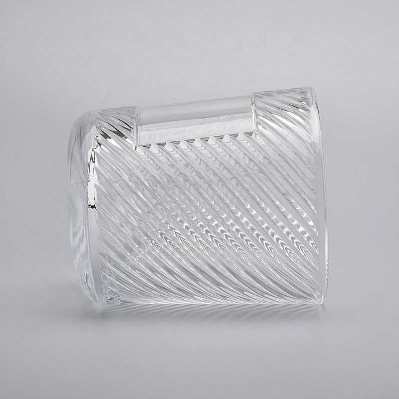 Empty Candle Crystal Vessel Container Glassware