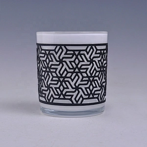 8oz 10oz Wholesales Custom woven glass candle jar