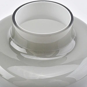 620ml grey overlay glass reed diffuser bottles fragrance bottles