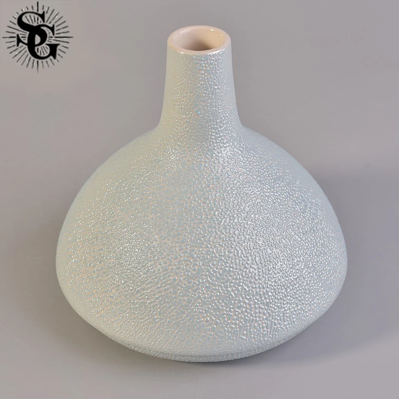 Sunny 452ml 325g white  ceramic home oil diffuser bottle with great quality