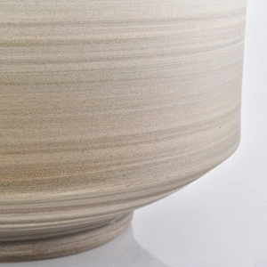 Wholesales empty  brown matte ceramic candle holder jar
