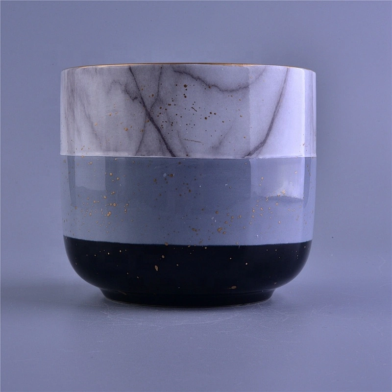 Wholesales christmas ceramic empty candle stick holders