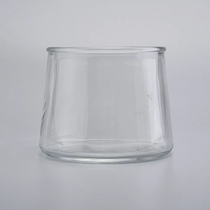 Round bottom glass candle vessels from Sunny Glassware