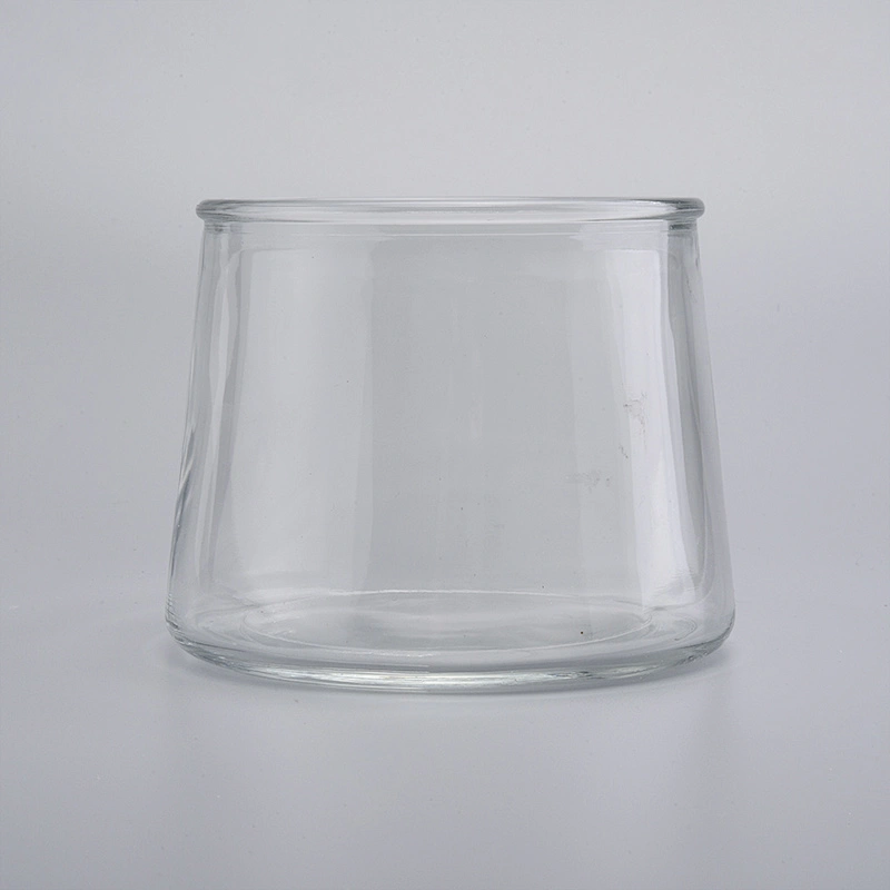 Round bottom glass candle vessels from Sunny Glassware