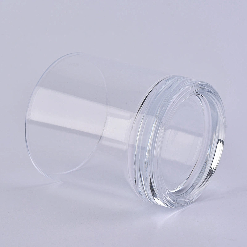 luxury 7oz thick base glass candle jars
