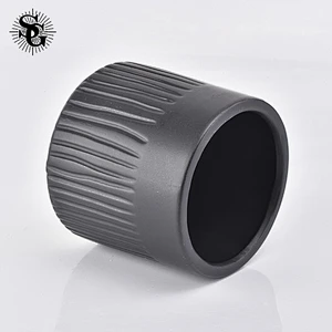 Sunny Glass 500ml black color ceramic candle container made in China