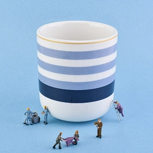 Sunny decorative empty Ceramic Candle Jar For Candle Making