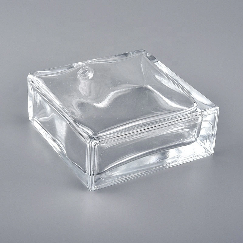 Square Empty Glass Perfume Bottles 30ml 50ml 60ml