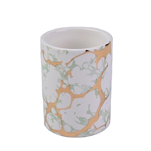 Sunny wholesales empty tealight custom ceramic candle jar holders