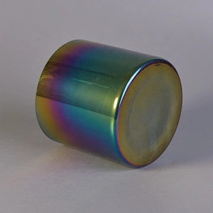 Wholesales customized colored Glass candle jar bulk