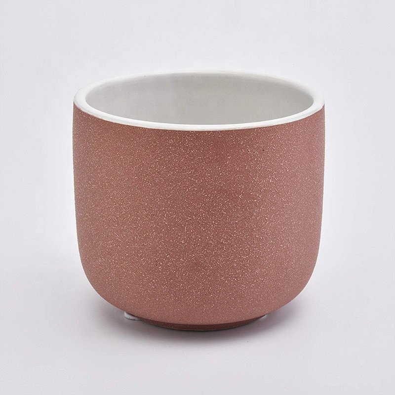 Christmas matte coloured candle jar unique